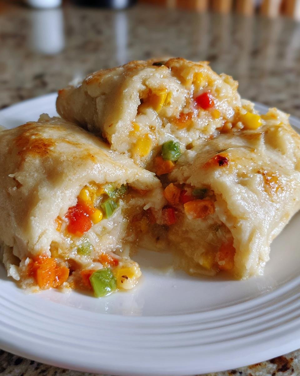 Vegetable and Cheese Tamales - detail 1