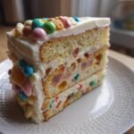 Vintage Birthday Cake with Candy Decorations