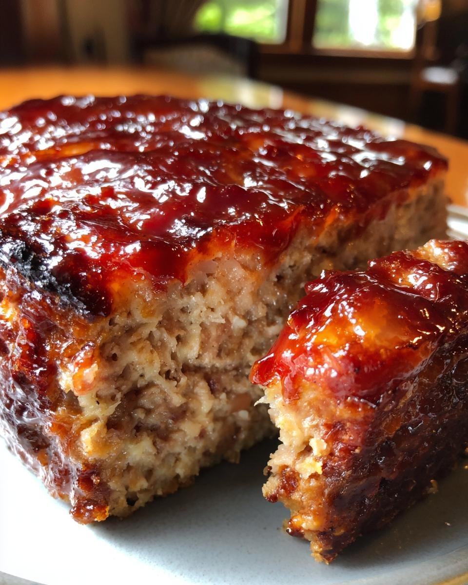 Whiskey-Maple Glazed Bacon Meatloaf - detail 1