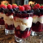 4 Gelatin Desserts in Cups