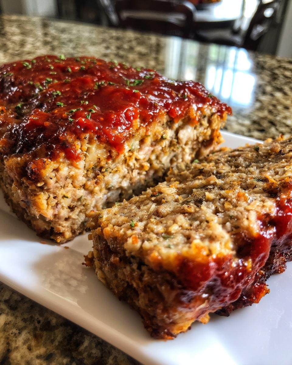 Amish Meatloaf with Oats and Tomato Juice - detail 1