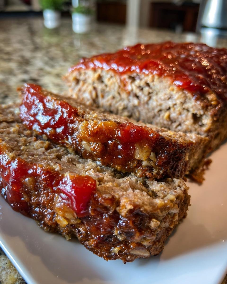 Amish Meatloaf with Oats and Tomato Juice - detail 4