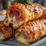 Baked Ham & Cheese Sticks