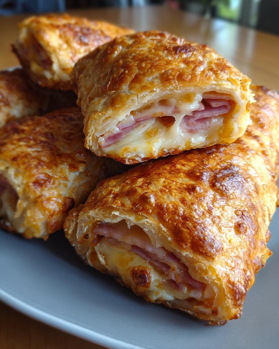Baked Ham & Cheese Sticks - detail 4