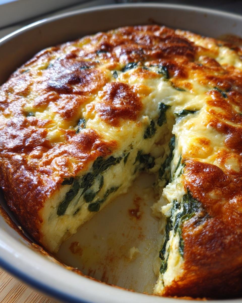 Baked Swiss Chard Pudding - detail 2