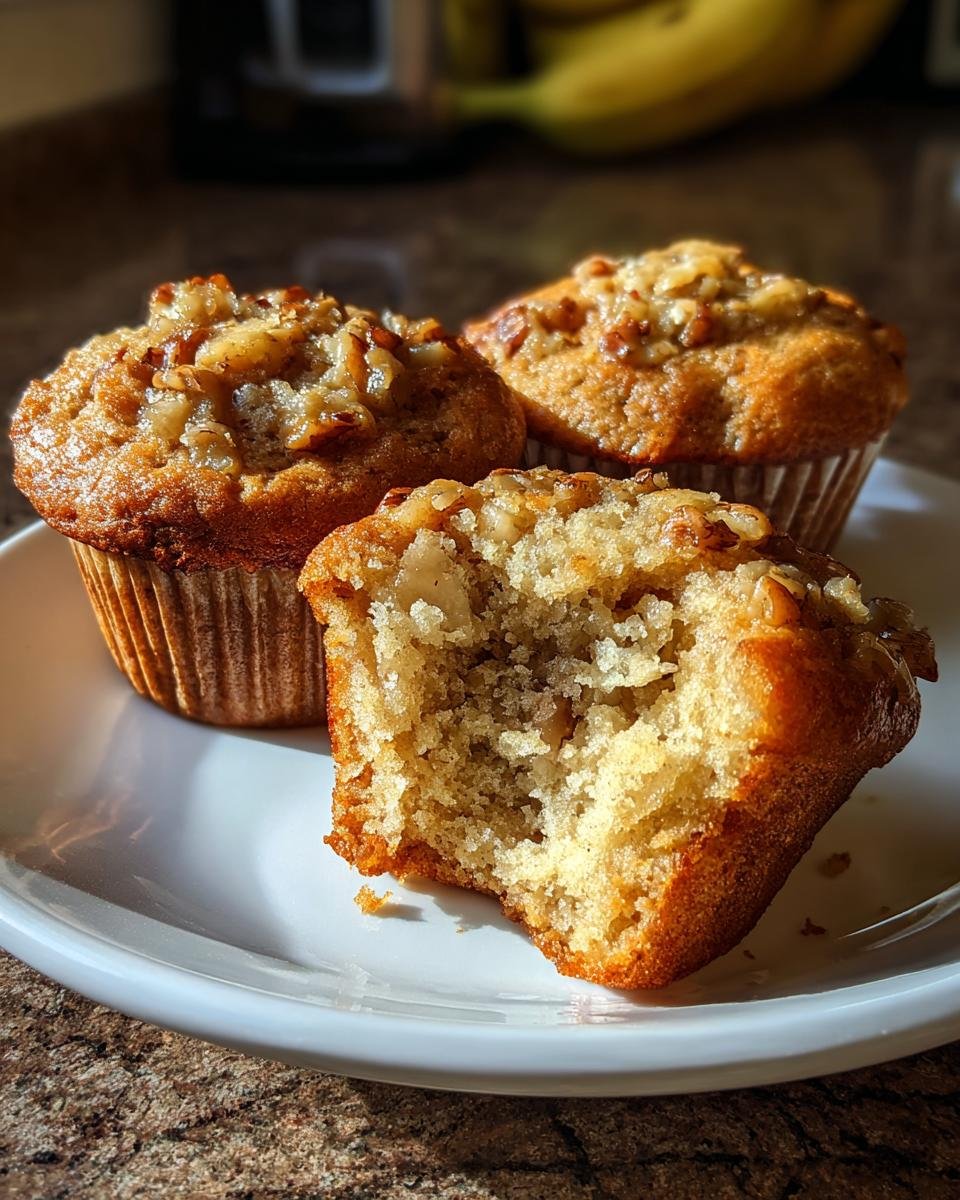 Banana Nut Muffins - detail 1