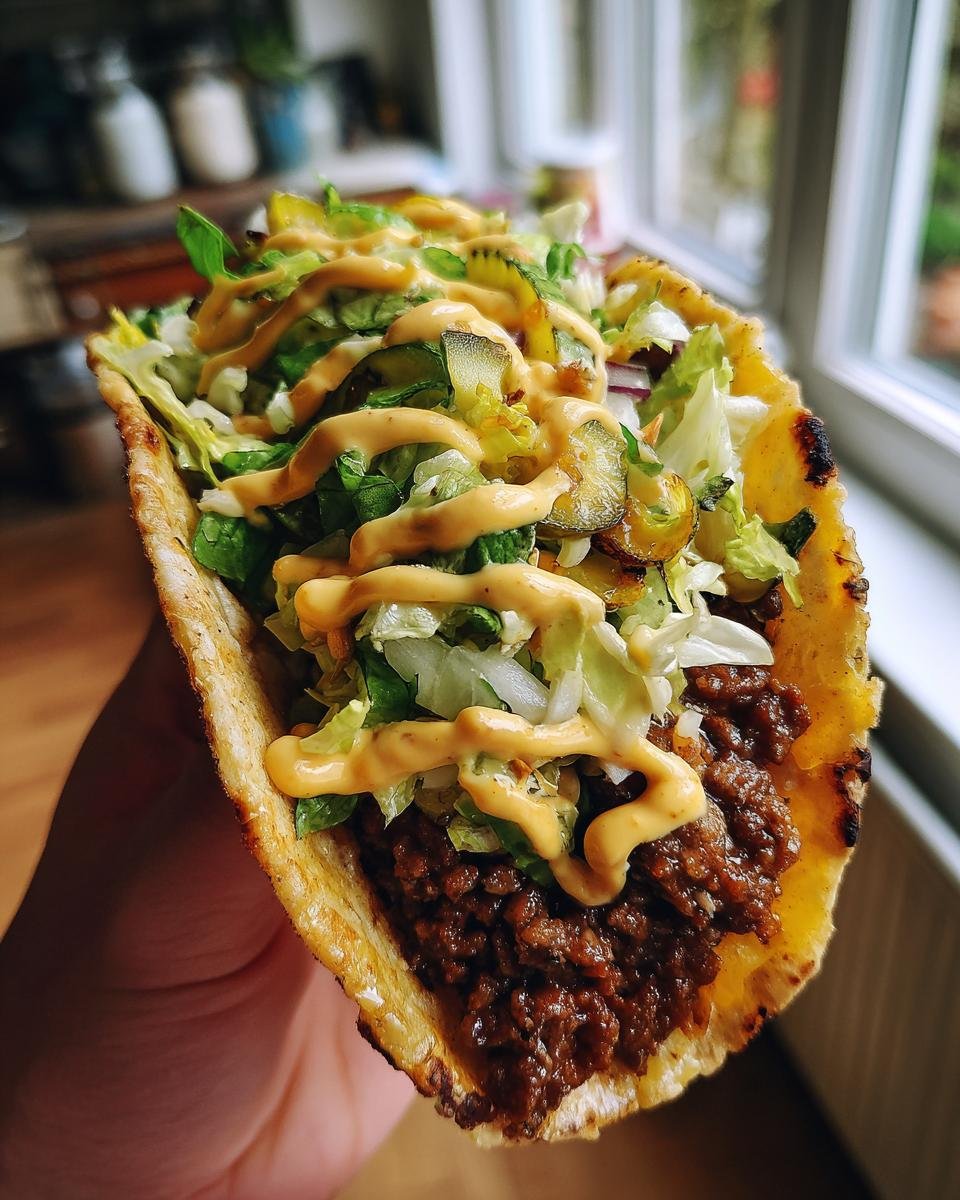 Big Mac Smash Tacos - detail 2