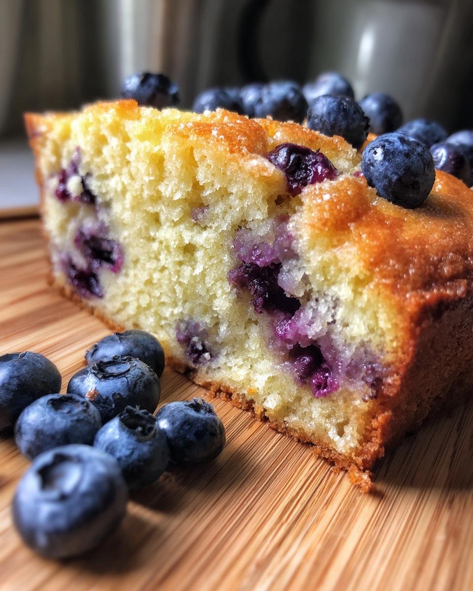 Blueberry Buttermilk Breakfast Cake - detail 1