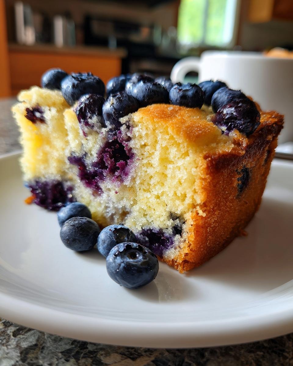 Blueberry Buttermilk Breakfast Cake - detail 2
