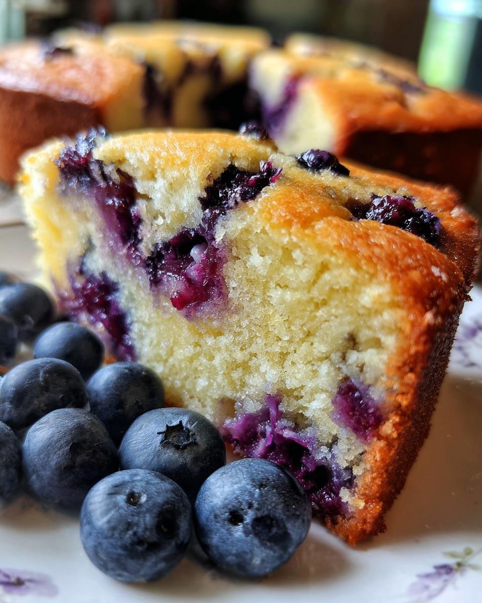 Blueberry Buttermilk Breakfast Cake - detail 4