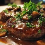 Bobby Flay's Salisbury Steak with Mushroom Gravy