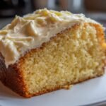 Buttermilk Pound Cake with Buttercream Frosting