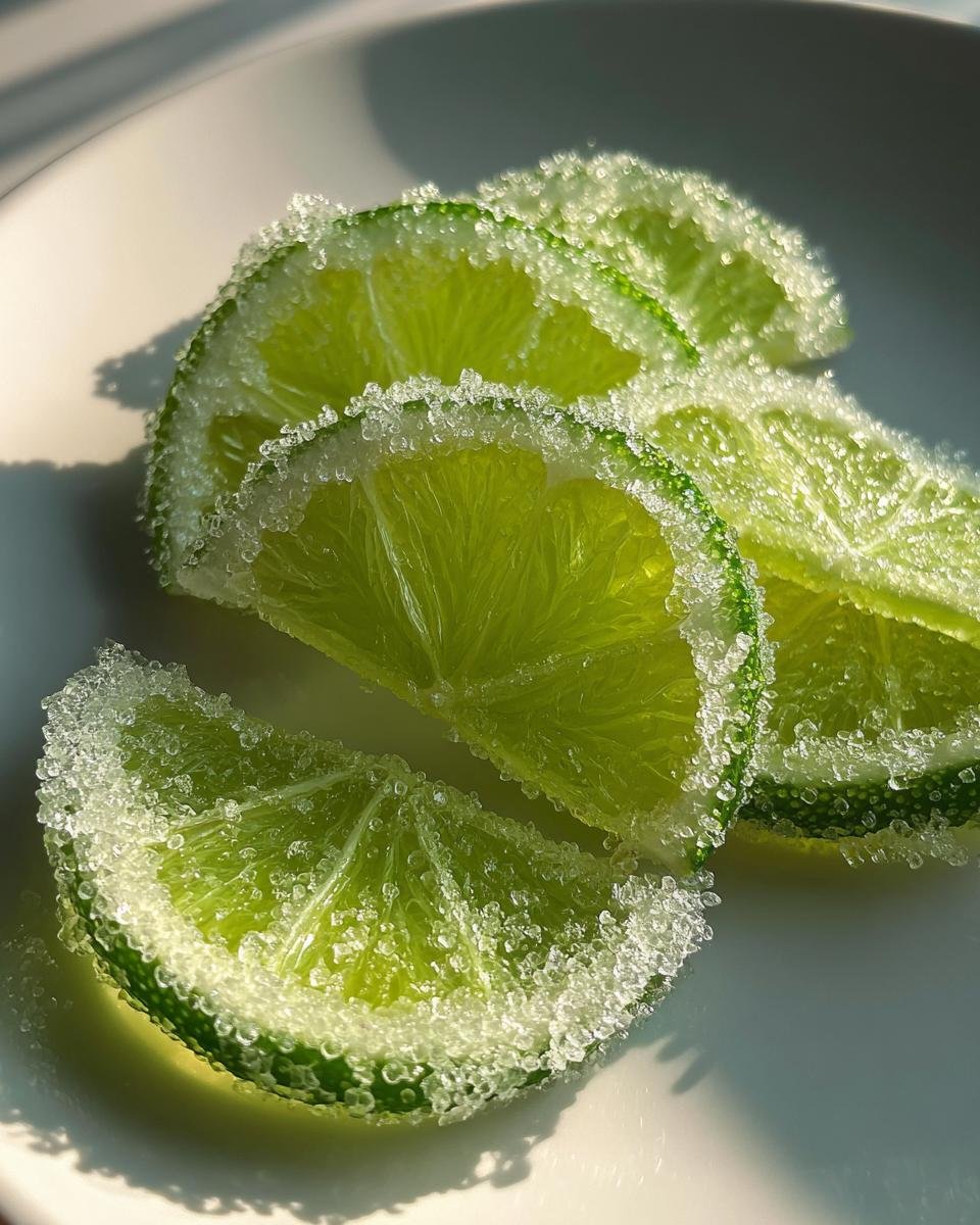 Candied Lime Slices - detail 1