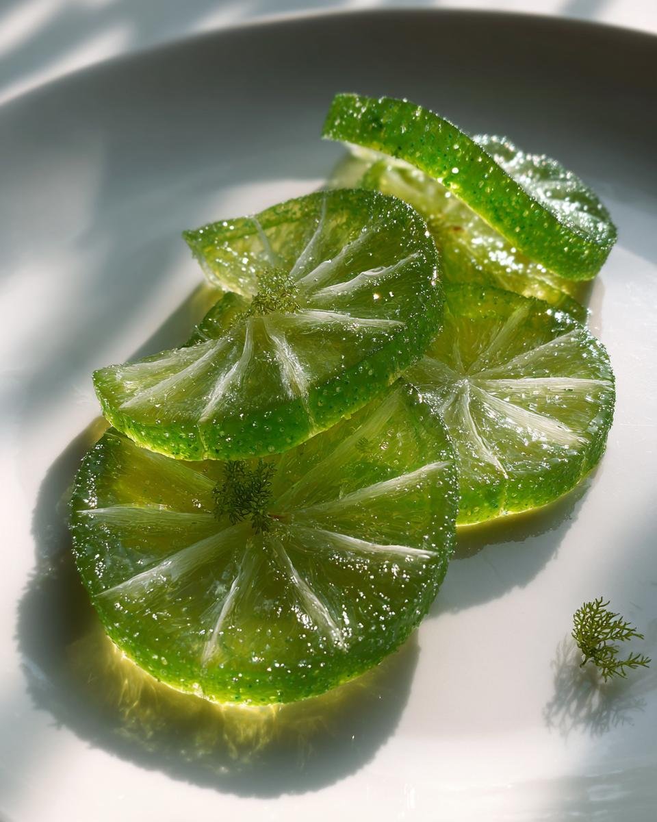 Candied Lime Slices - detail 2
