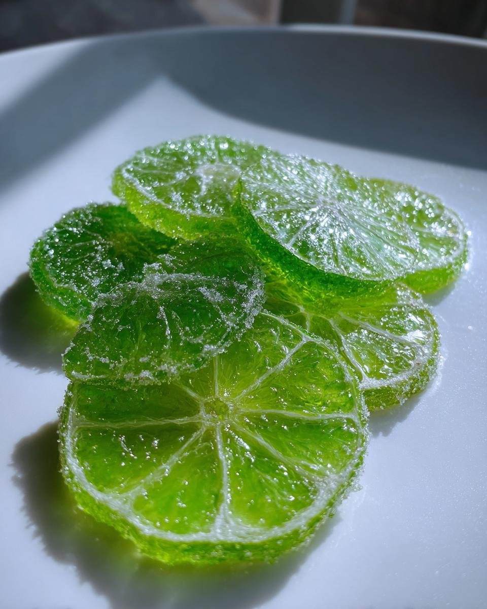 Candied Lime Slices - detail 3