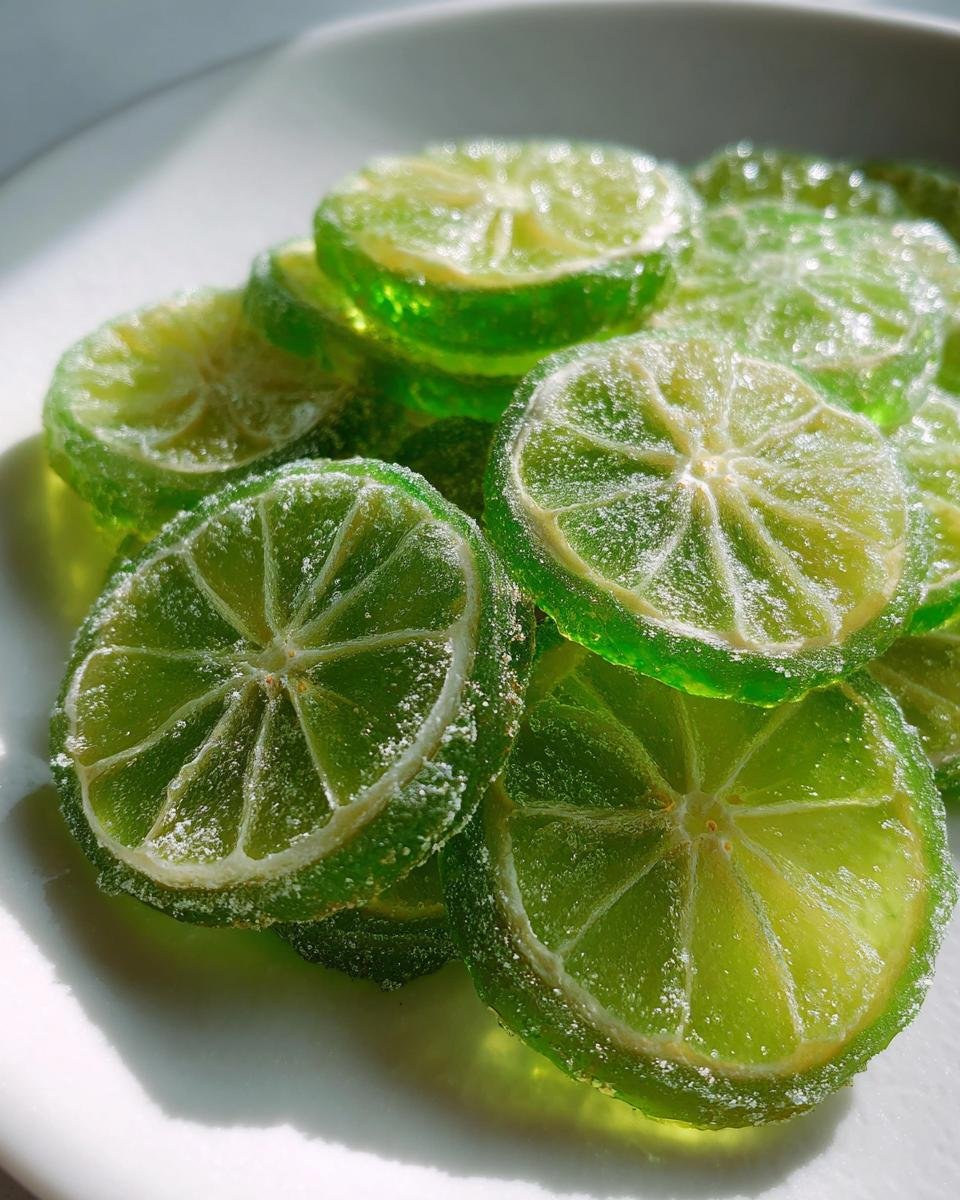 Candied Lime Slices - detail 4