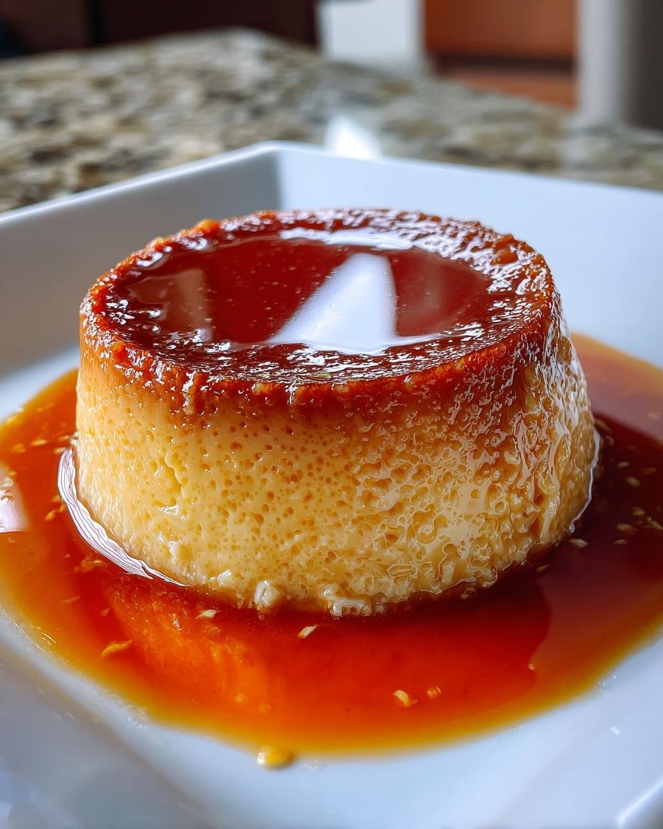 Caramel Flan - detail 1