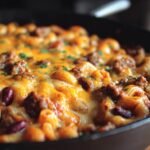 Cheesy Chili Mac Skillet