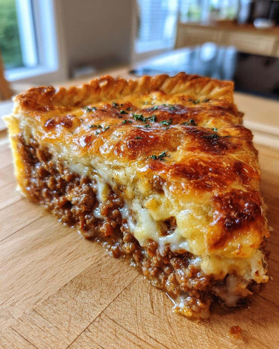 Cheesy Meat Lover's Pie - detail 1