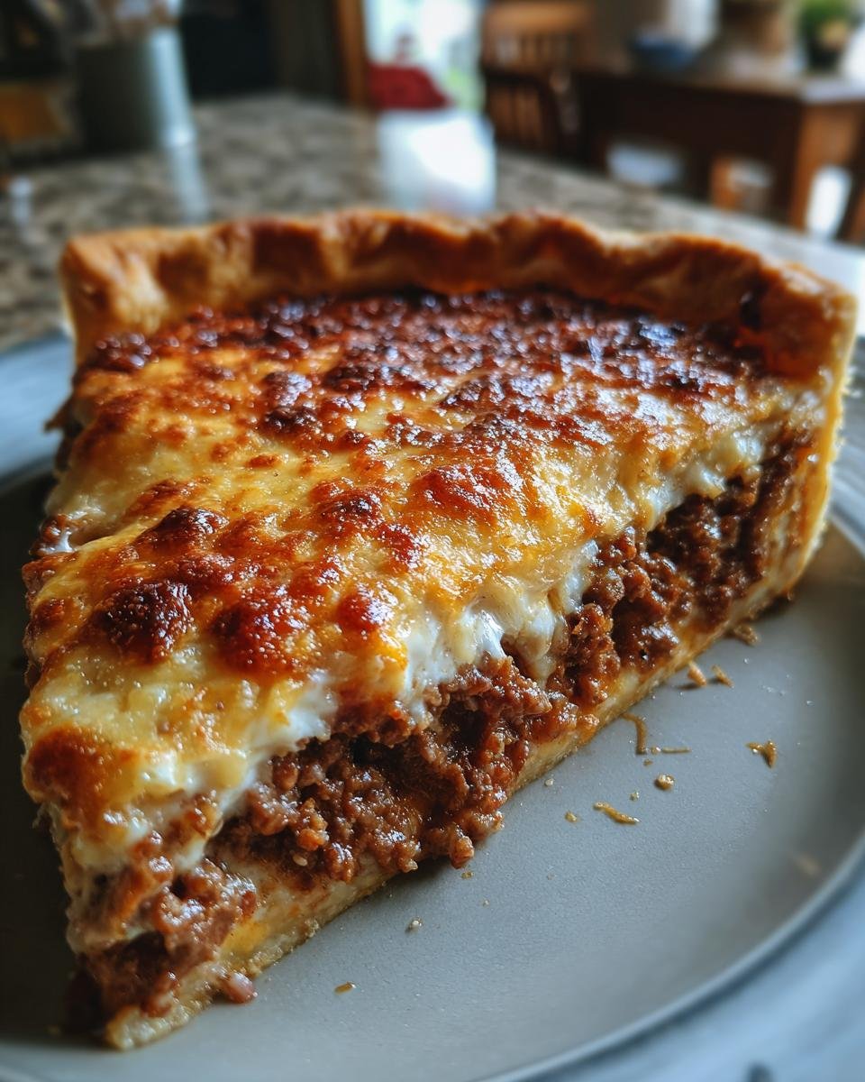 Cheesy Meat Lover's Pie - detail 2