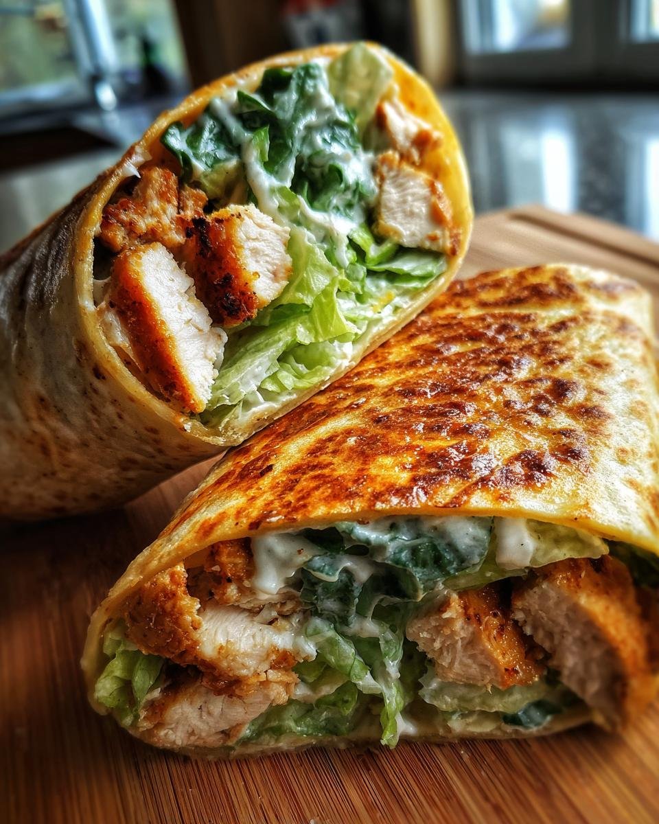 Chicken Caesar Salad Wraps - detail 1