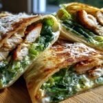 Chicken Caesar Salad Wraps