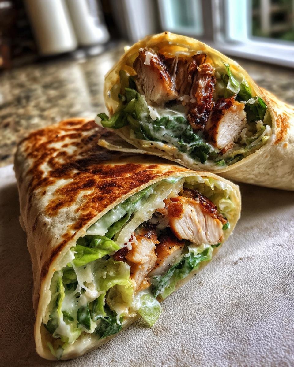 Chicken Caesar Salad Wraps - detail 3