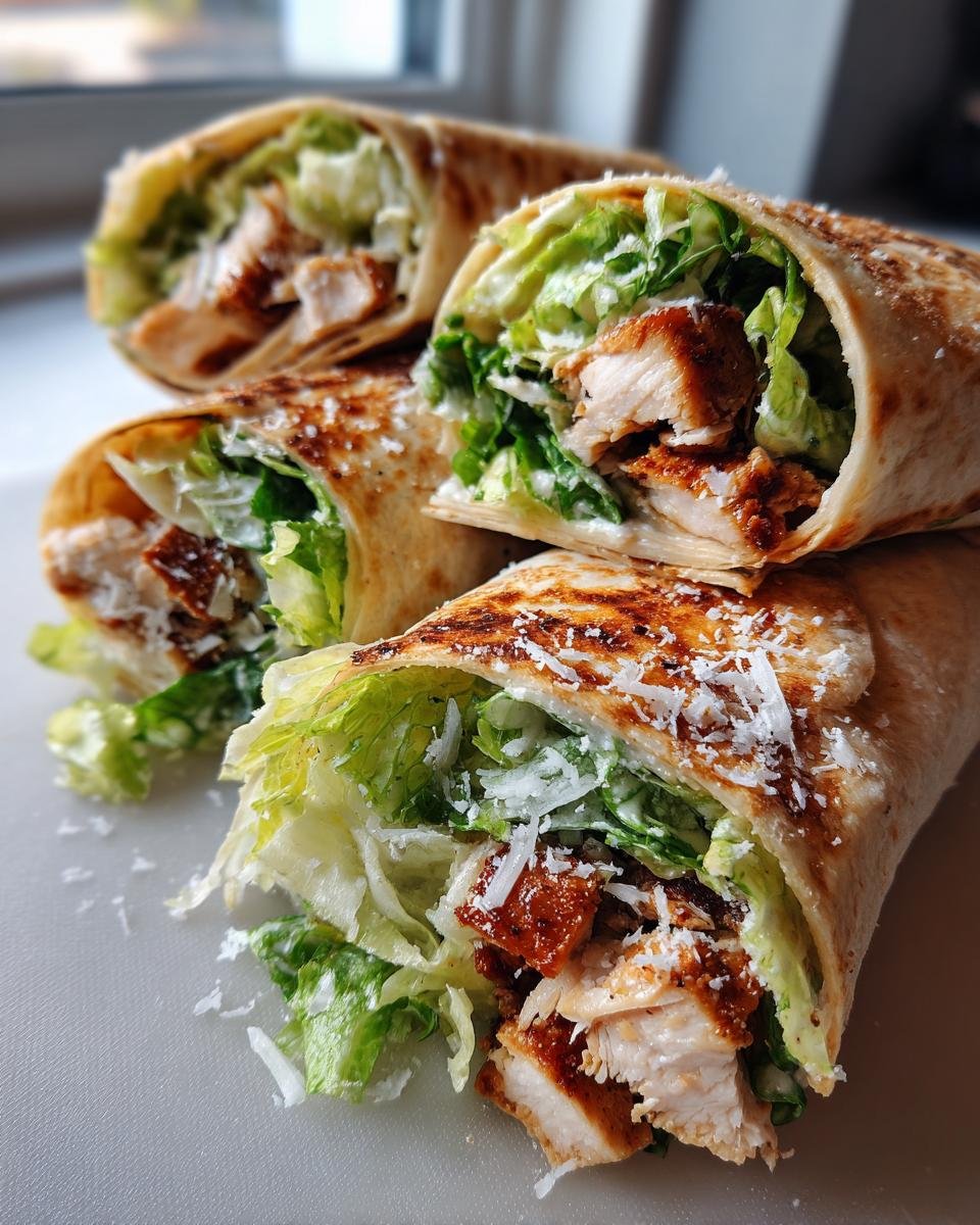 Chicken Caesar Salad Wraps - detail 4