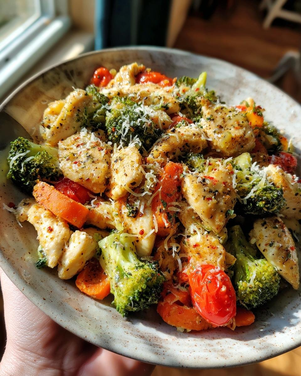 Chicken Primavera with Vegetables and Parmesan - detail 1