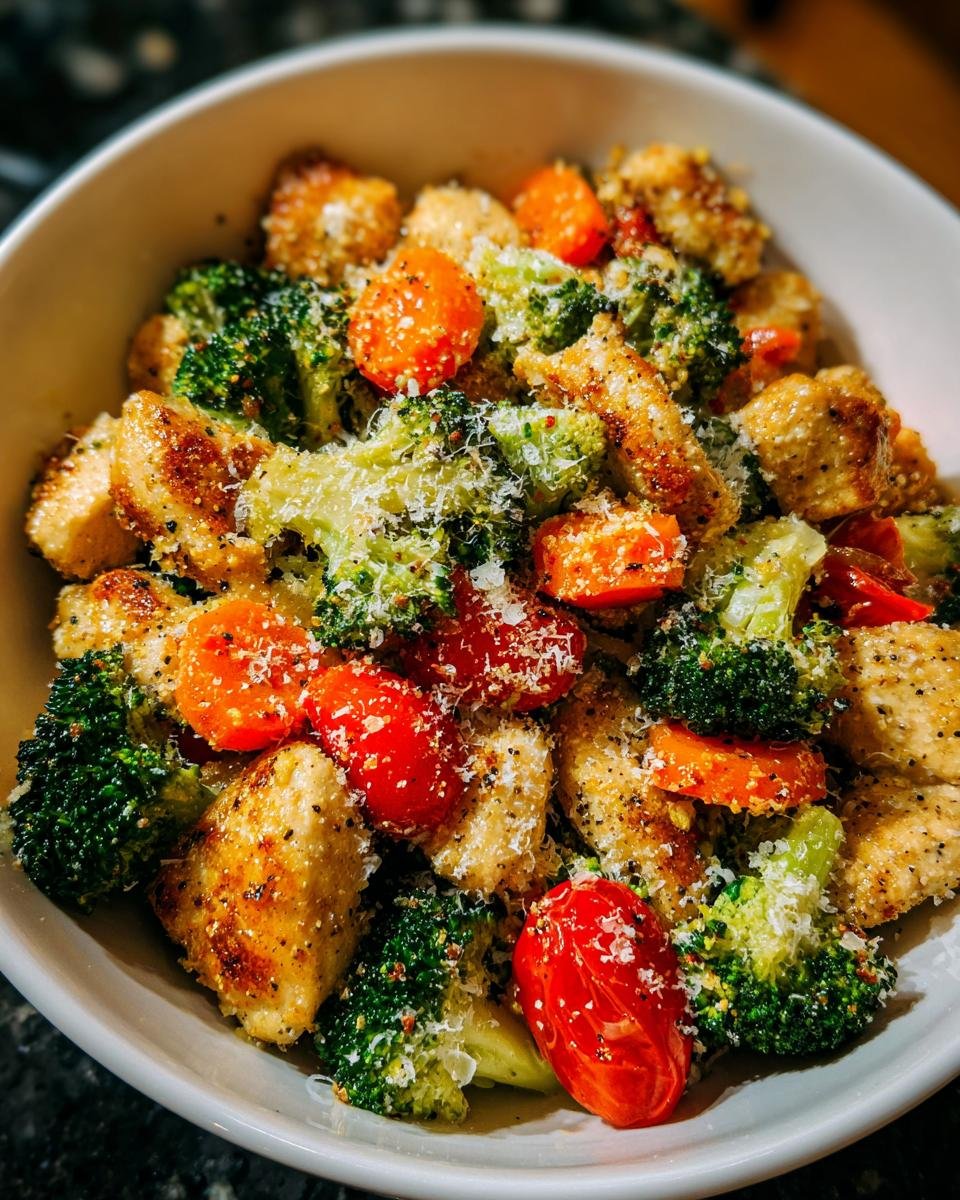 Chicken Primavera with Vegetables and Parmesan - detail 3