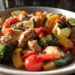 Chicken Primavera with Vegetables and Parmesan