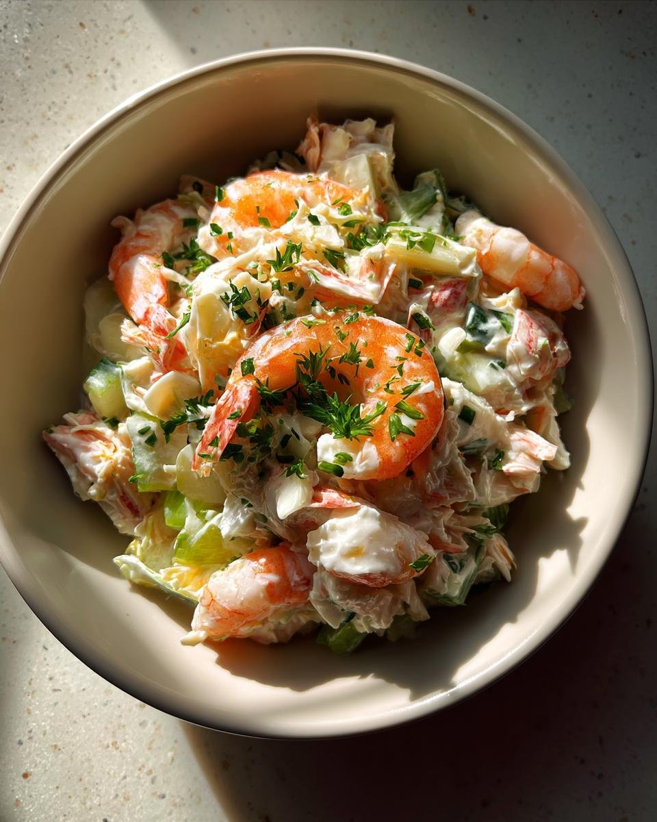 Chilled Seafood Salad with Crab and Shrimp - detail 1
