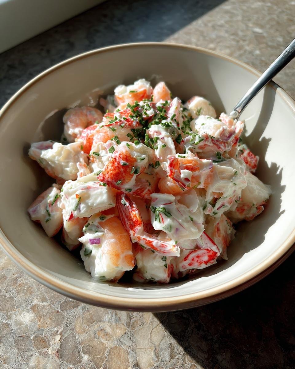 Chilled Seafood Salad with Crab and Shrimp - detail 3