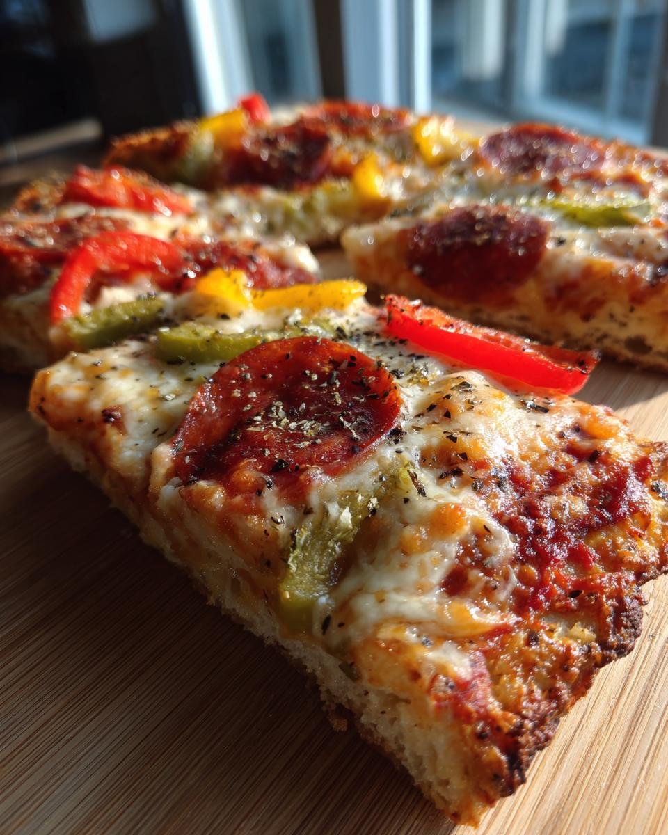 Cottage Cheese Flatbread Pizza - detail 3