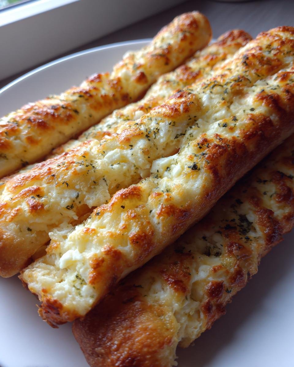 Cottage Cheese Garlic Breadsticks - detail 1