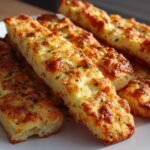 Cottage Cheese Garlic Breadsticks