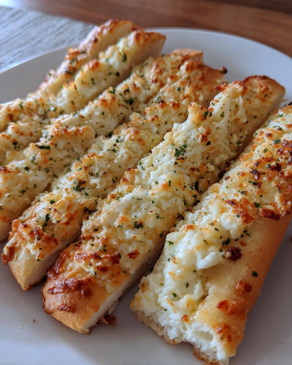 Cottage Cheese Garlic Breadsticks - detail 2