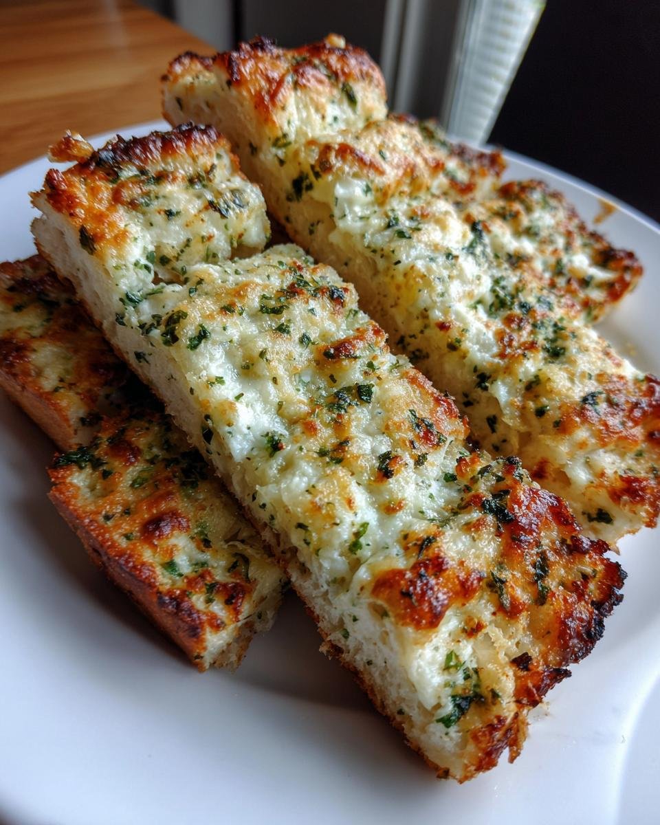 Cottage Cheese Garlic Breadsticks - detail 3