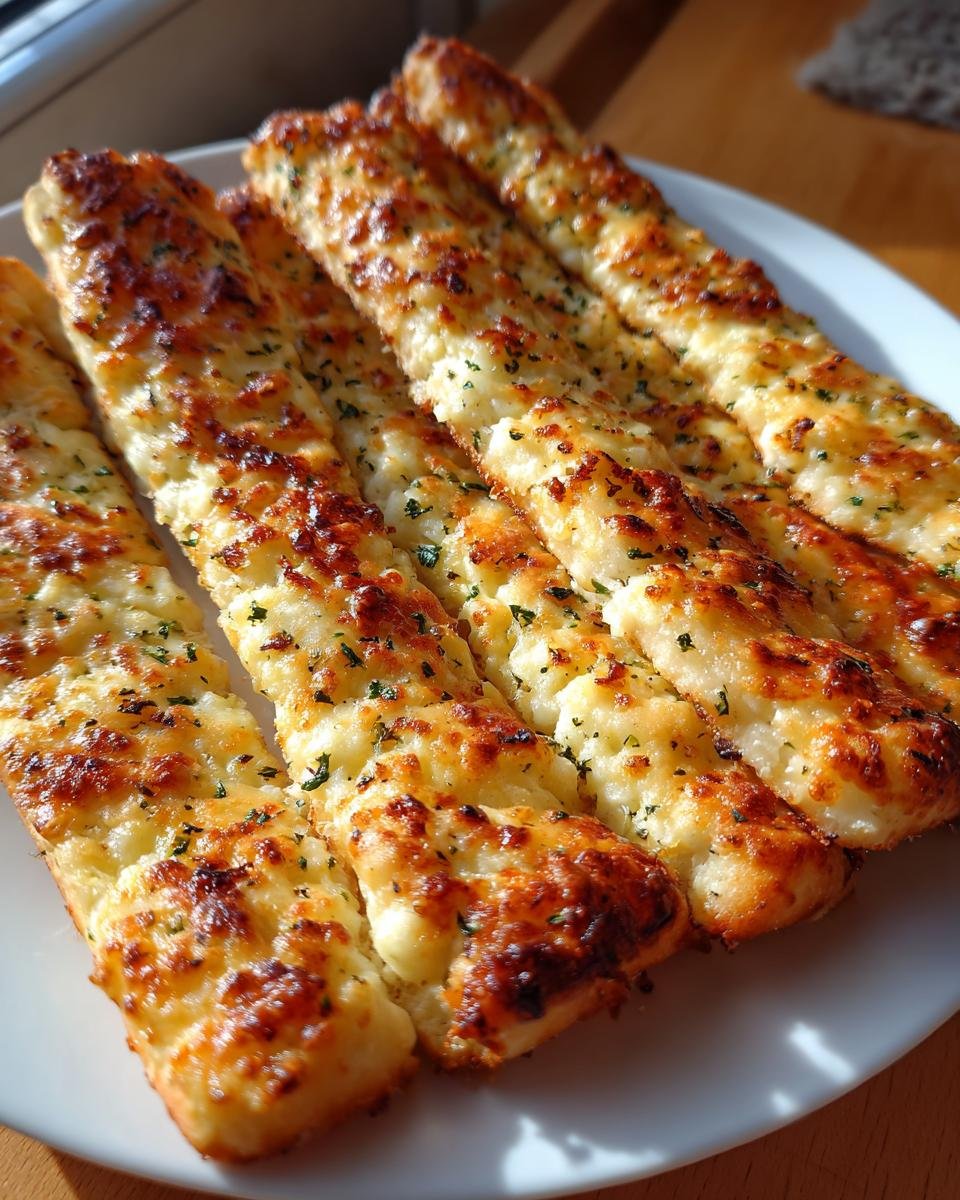 Cottage Cheese Garlic Breadsticks - detail 5