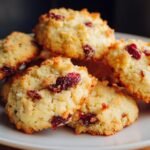 Cranberry Orange Shortbread Cookies