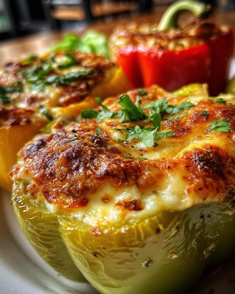 Cream Cheese Stuffed Bell Peppers - detail 2