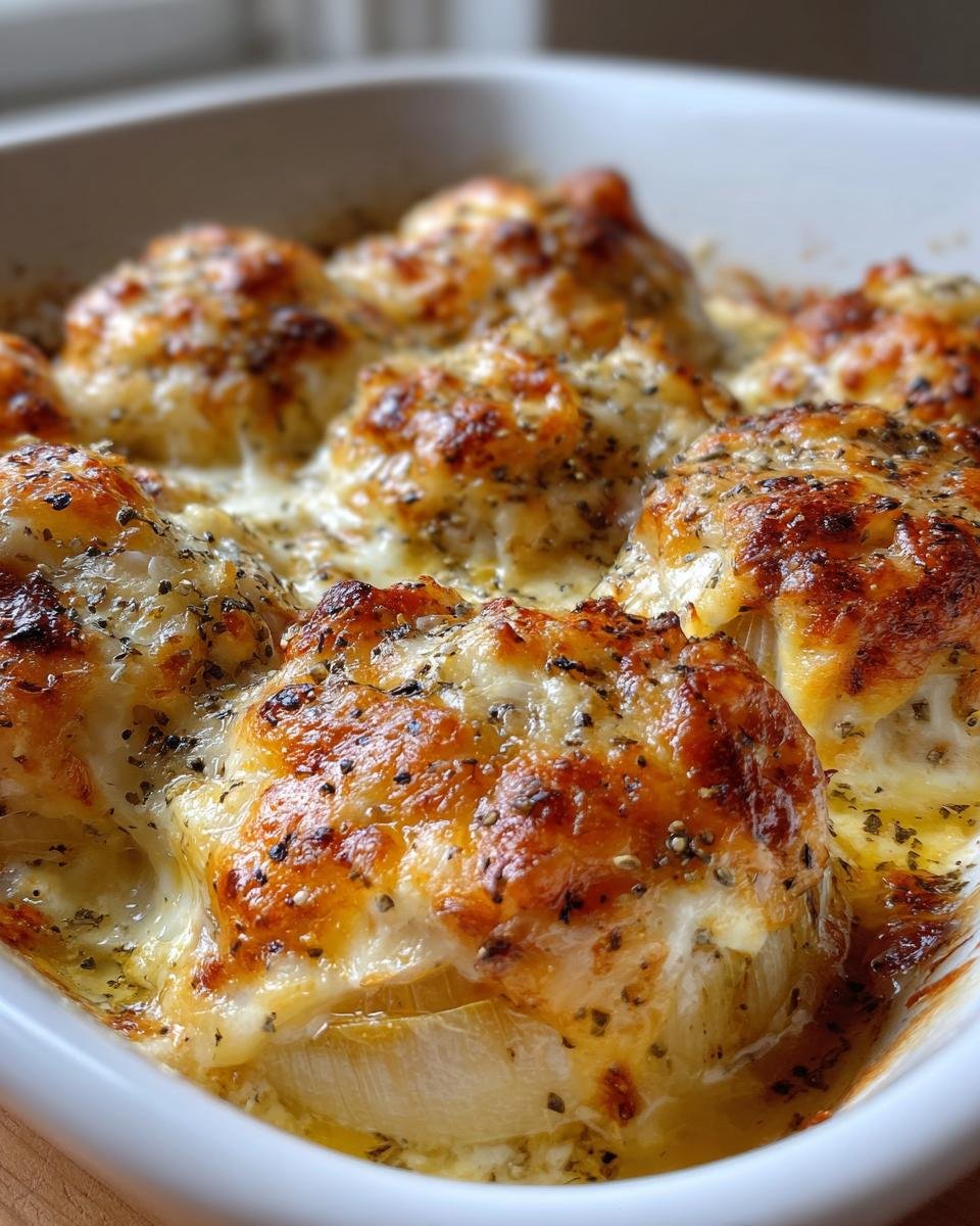 Creamy Asiago Baked Onions - detail 2