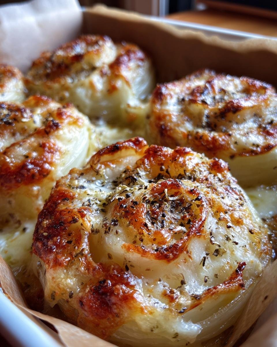 Creamy Asiago Baked Onions - detail 3