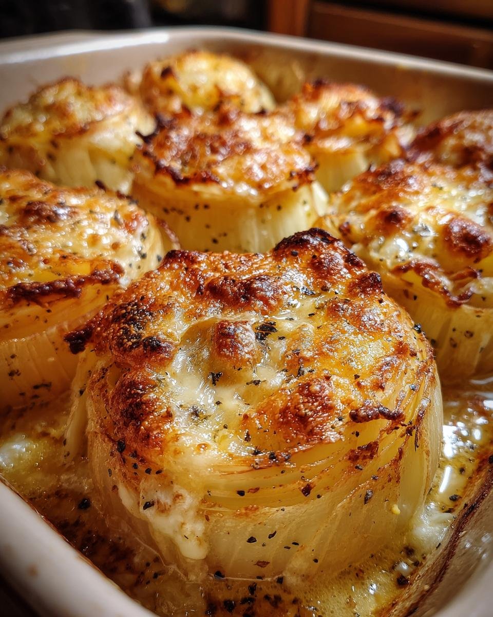 Creamy Asiago Baked Onions - detail 4