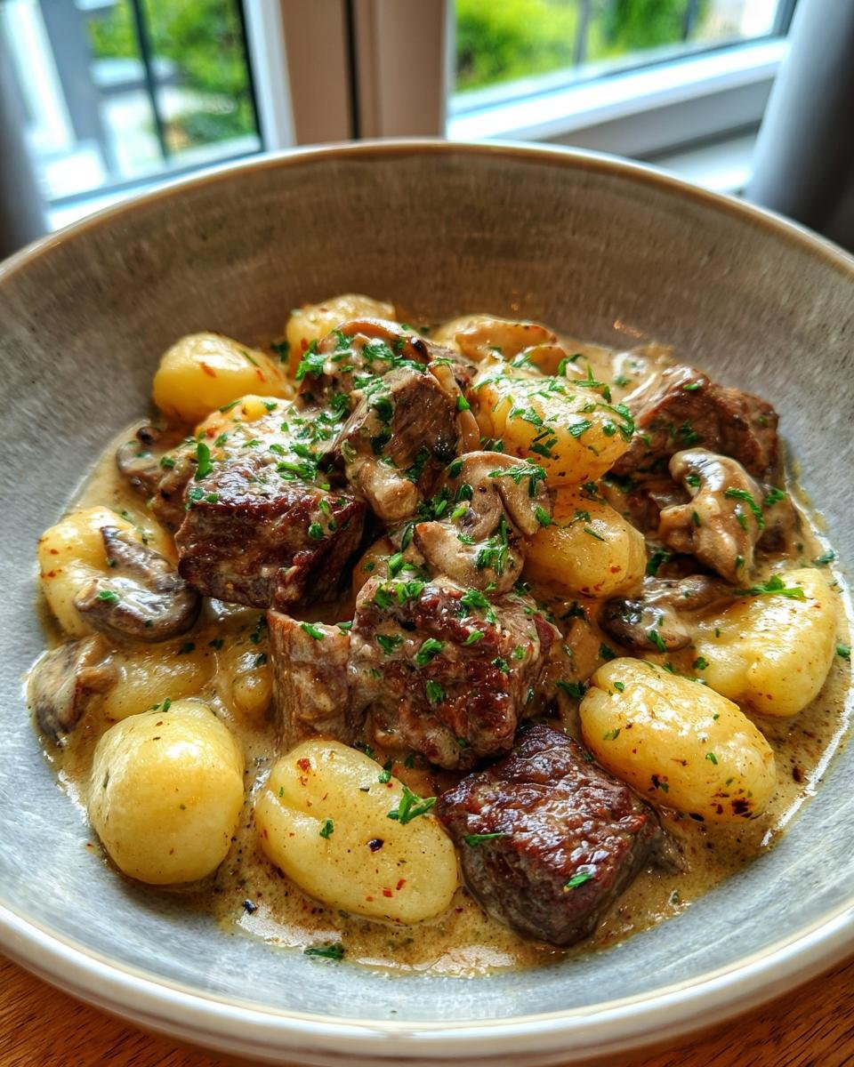 Creamy Beef and Gnocchi Skillet - detail 1