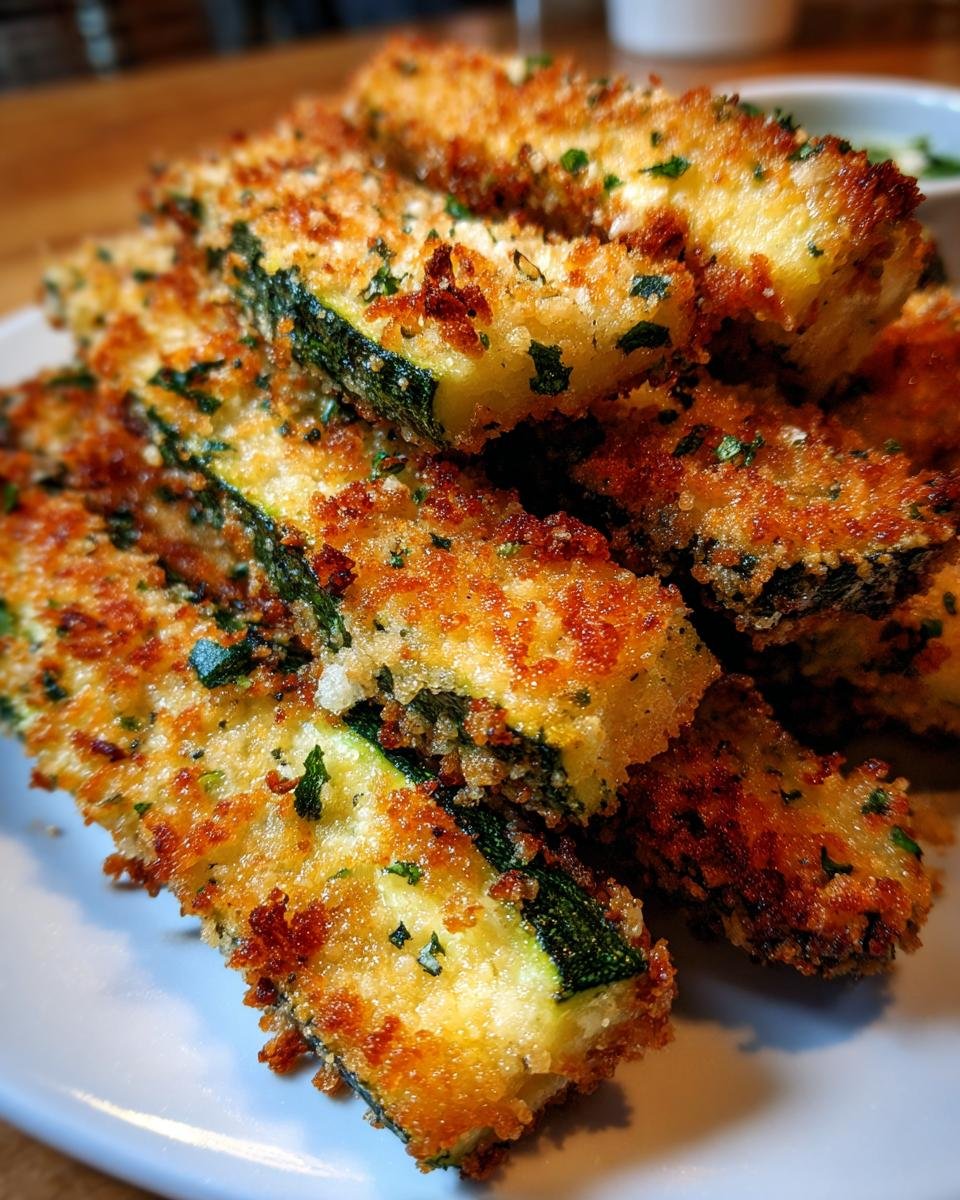 Crispy Baked Parmesan Zucchini - detail 1