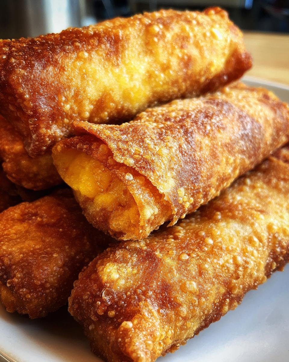 Crispy Peach Cobbler Egg Rolls - detail 1