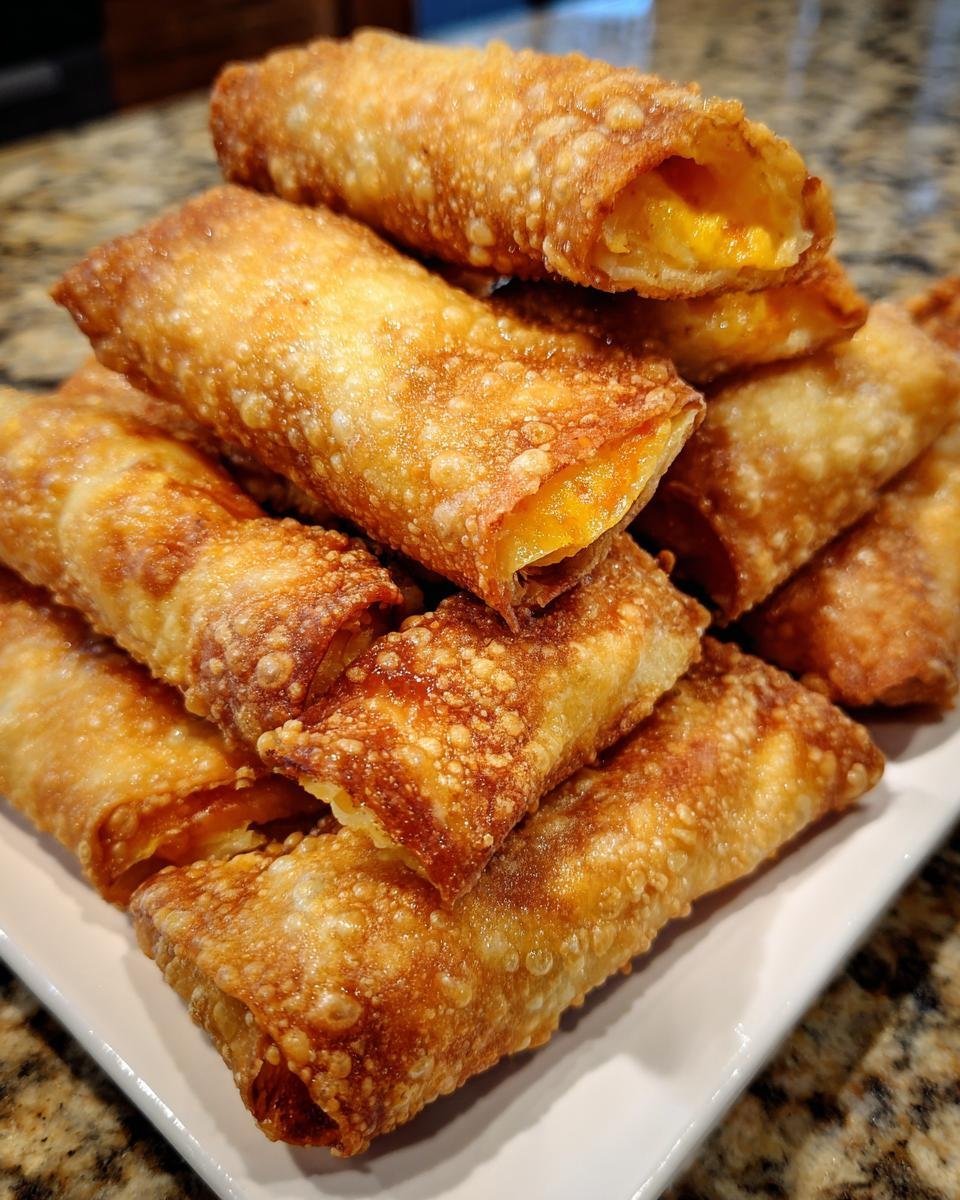 Crispy Peach Cobbler Egg Rolls - detail 3