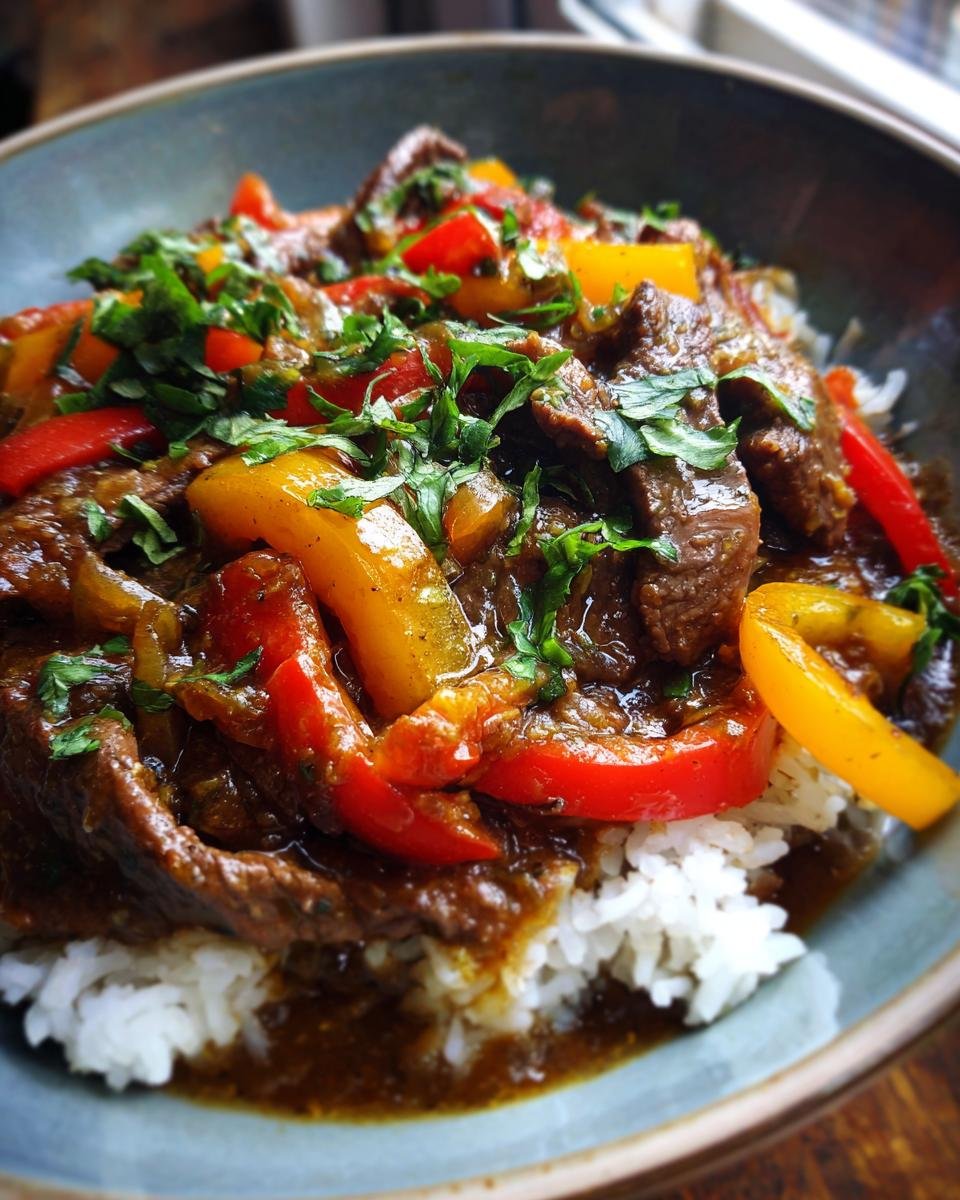 Crock Pot Pepper Steak - detail 4