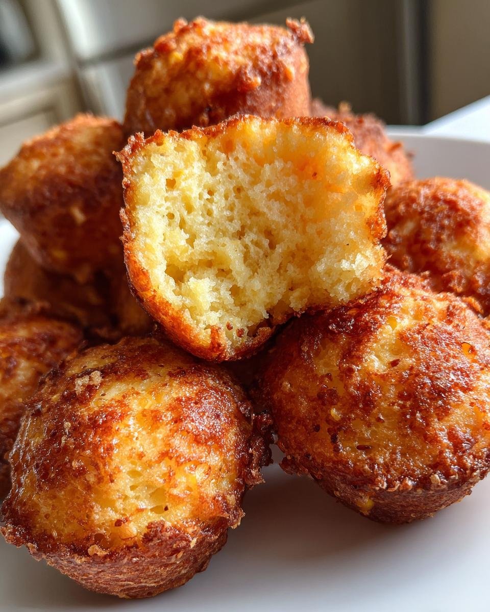 Crunchy Outside, Soft Inside Cornbread Fritters - detail 1